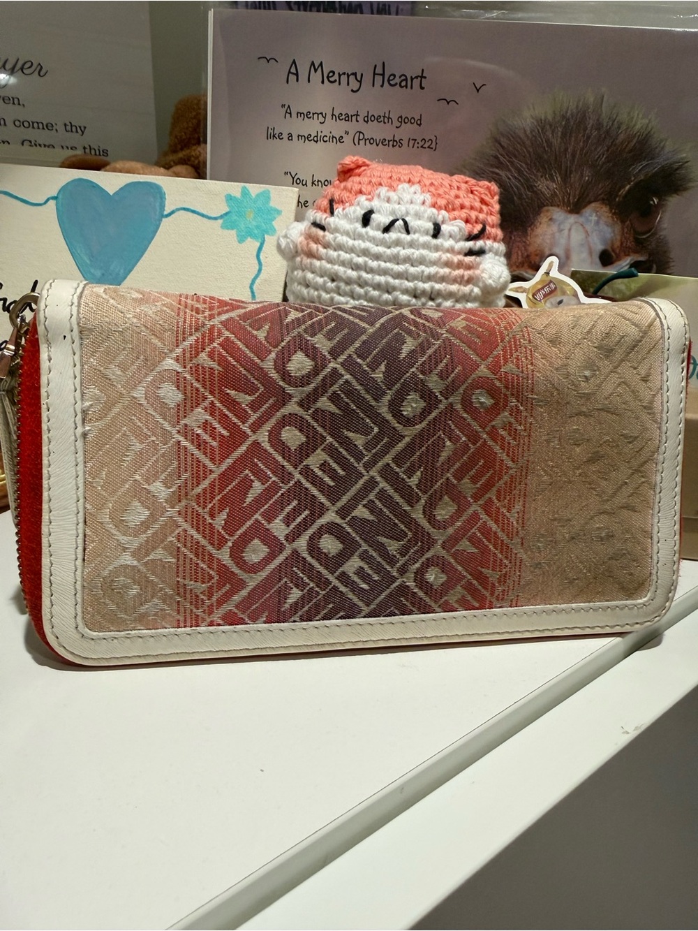 Fendi Ombre Zip Wallet - EUC
